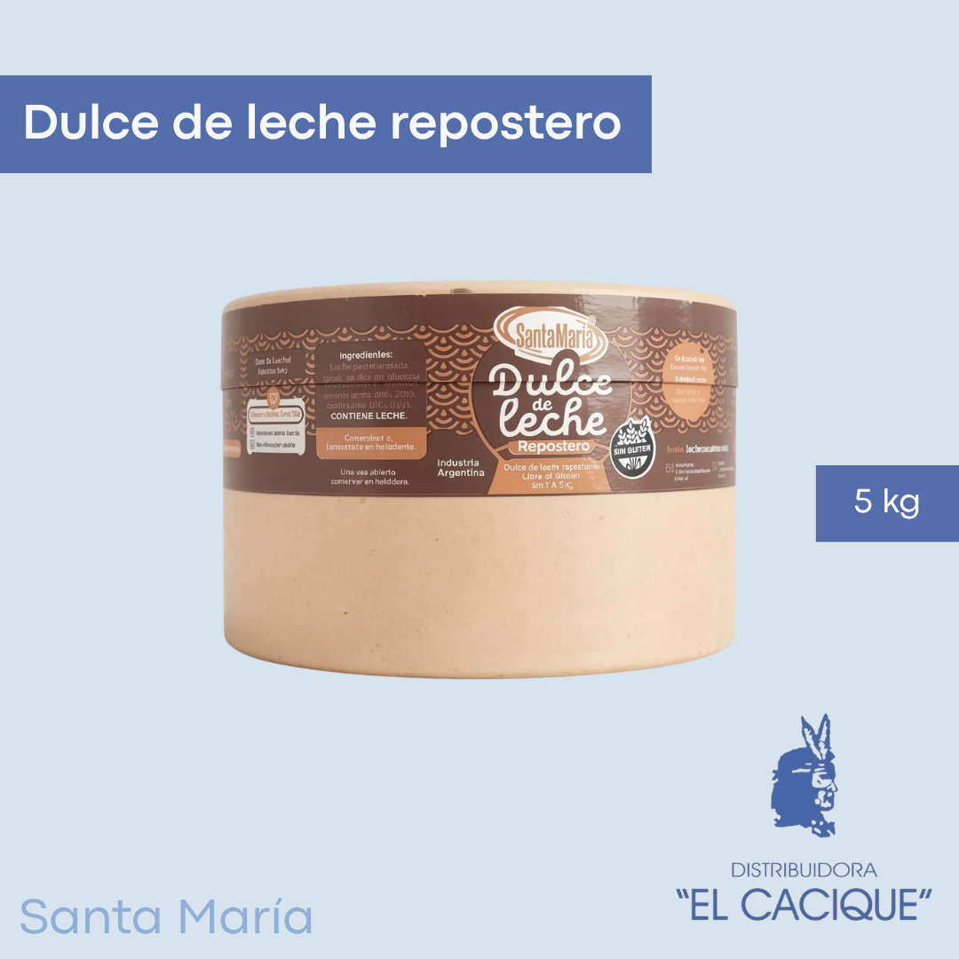DULCE DE LECHE REP. X 5 KG. SANTA MARIA